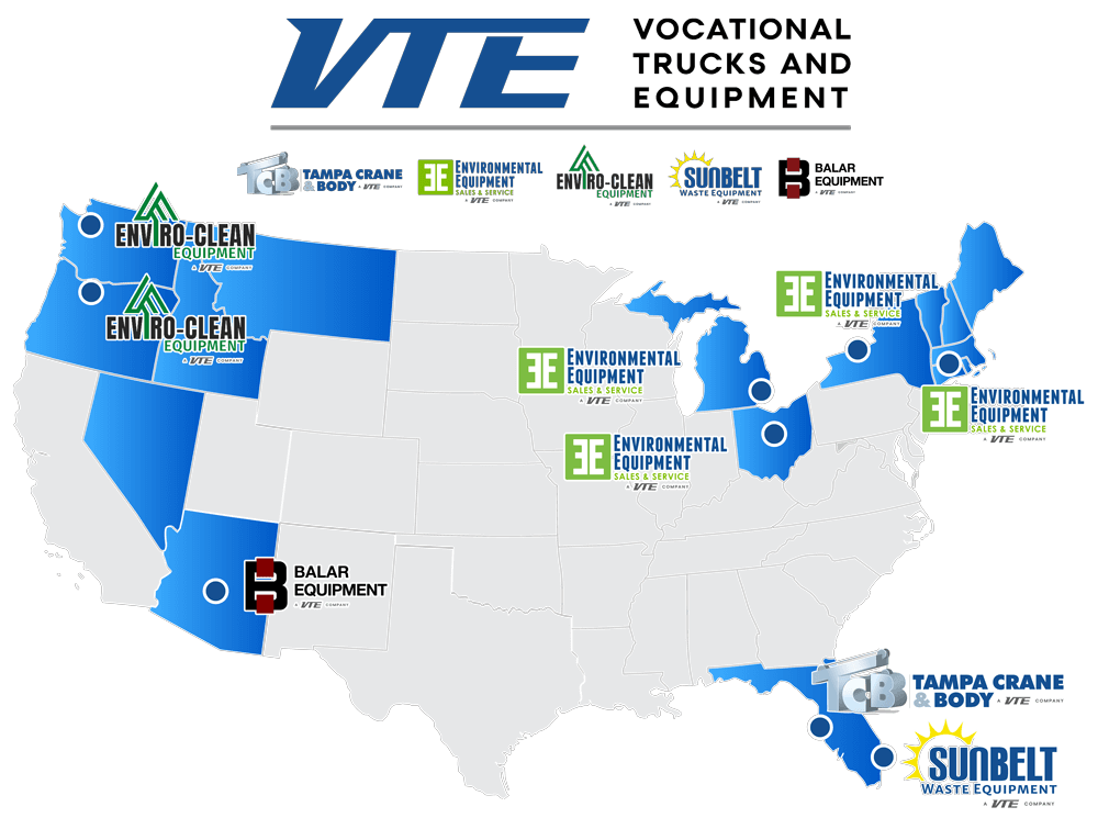 Vocational Trucks and Equipment Dealer Locations