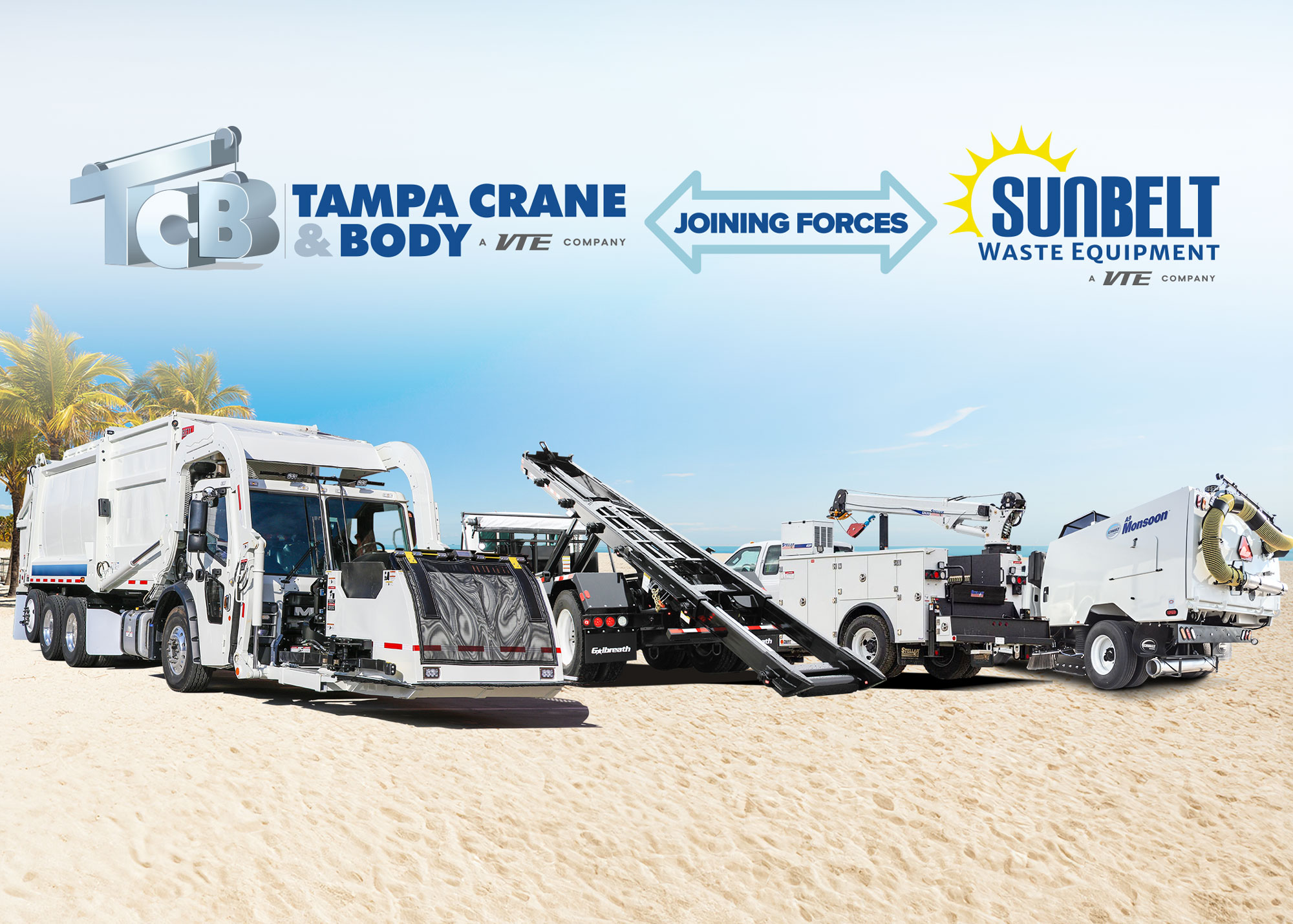 Tampa Crane & Body merges with Sunbelt Waste Equipment
